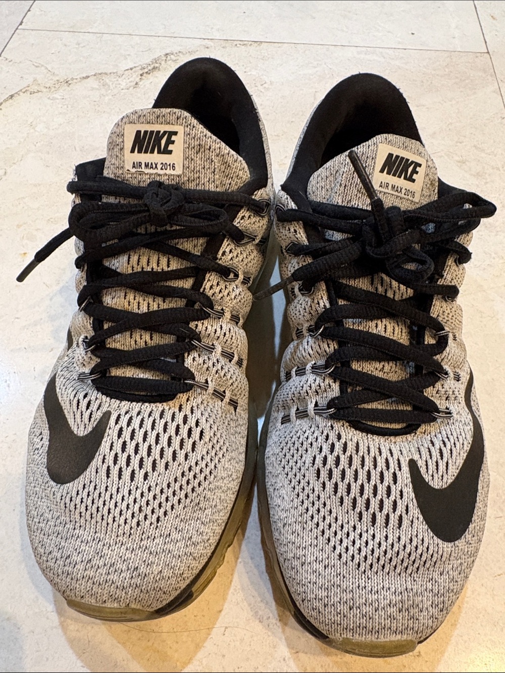 Nike Air Max 2016 Men’s Athletic Shoes - Black & Gray